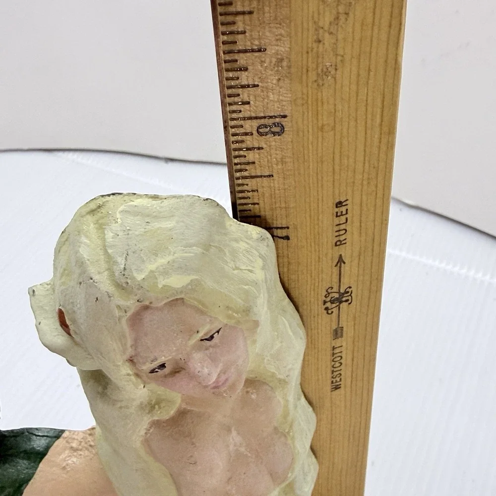 Vintage Heritage Metalcraft Cast Iron Mermaid Doorstop,  Book End Beach Decor